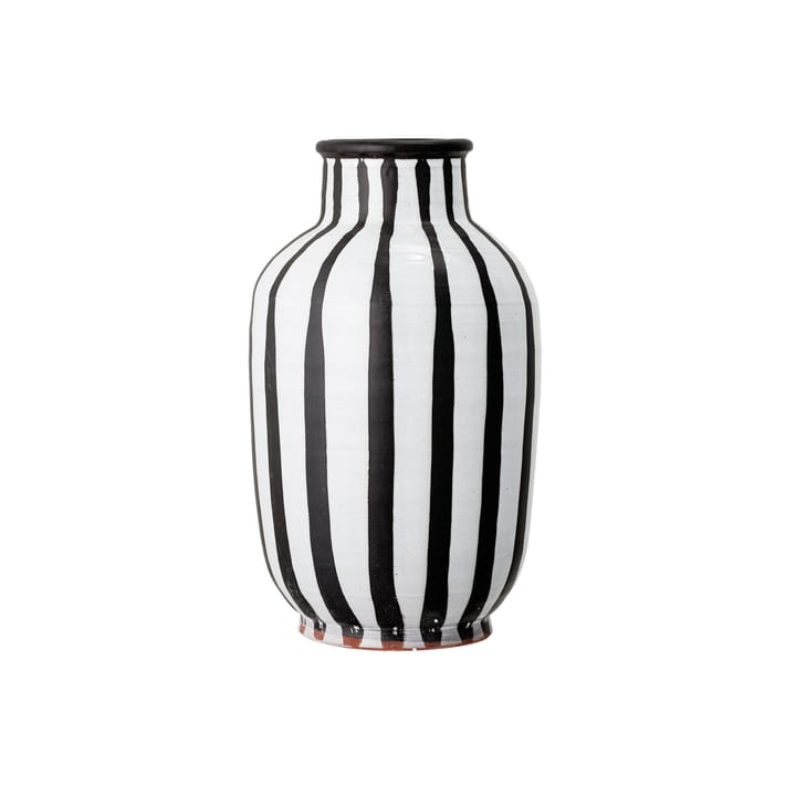 Schila vase terrakotta 44 cm - Sort/Hvid - Bloomingville