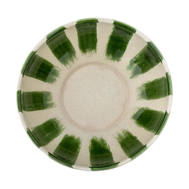 Shakti serveringsskål Ø26 cm - Grøn/Hvid - Bloomingville