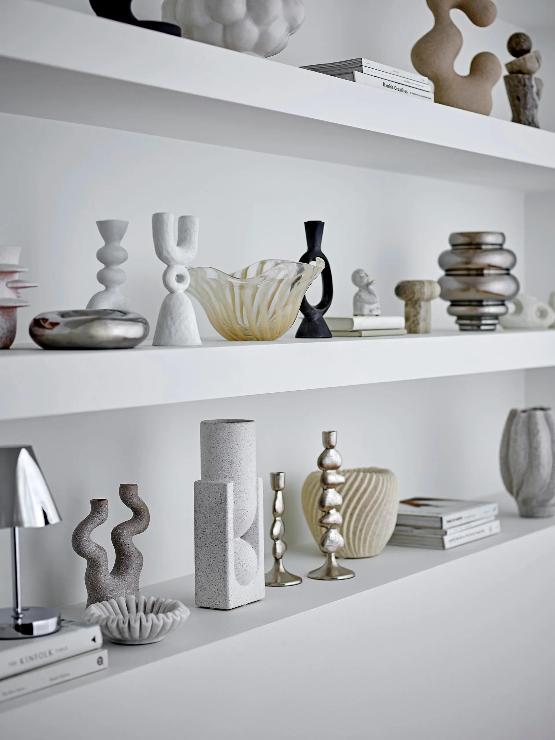 Shine dekorationsskål Ø18 cm, Sølv Bloomingville