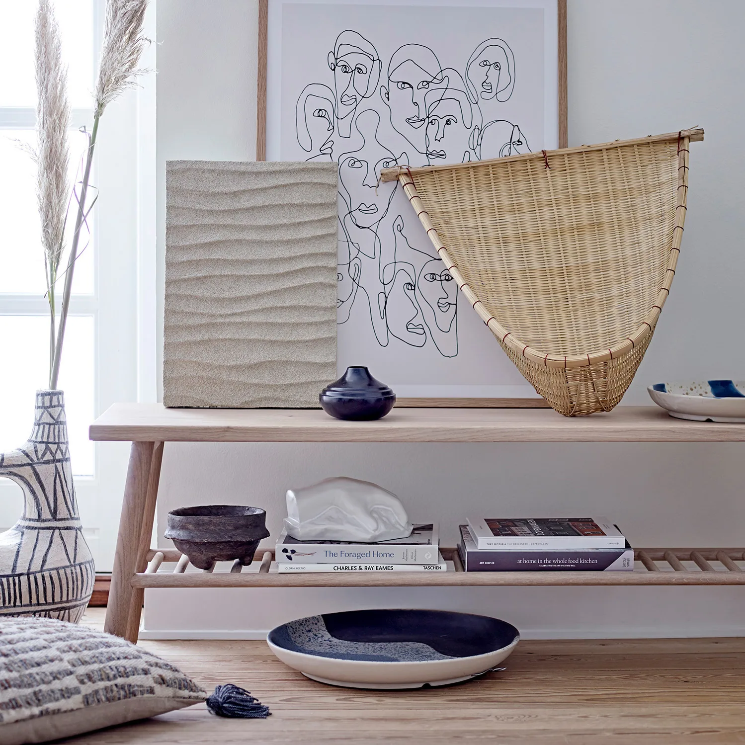 Shirie dekoration hånd, Hvid Bloomingville