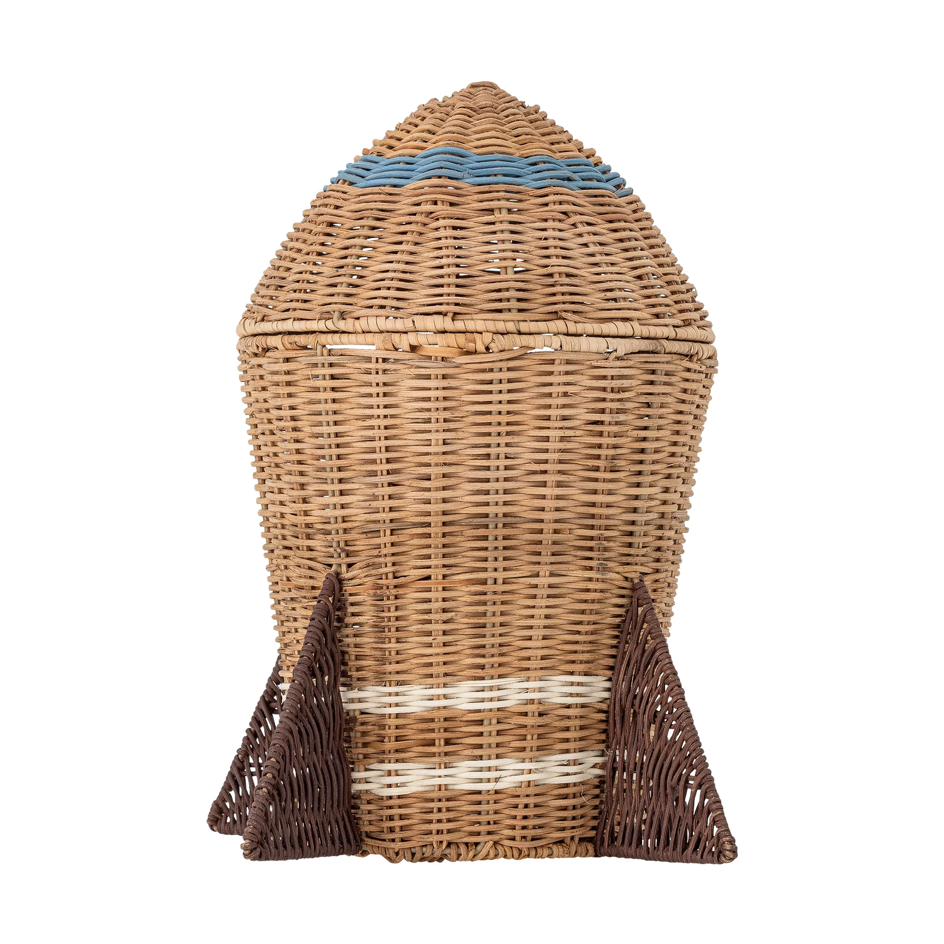 Space rattan kurv med låg 31x35 cm, Natur Bloomingville