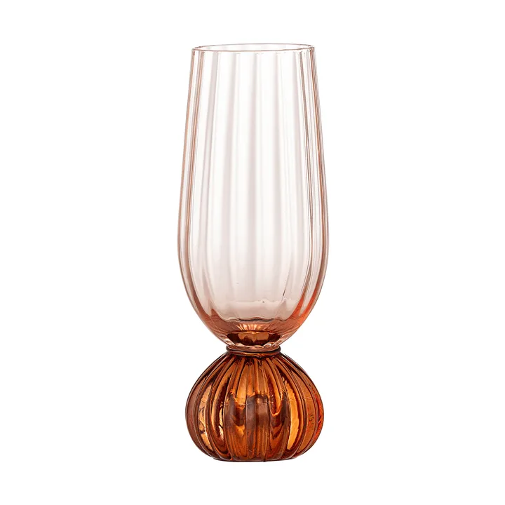 Taurin champagneglas 25 cl - Rose - Bloomingville