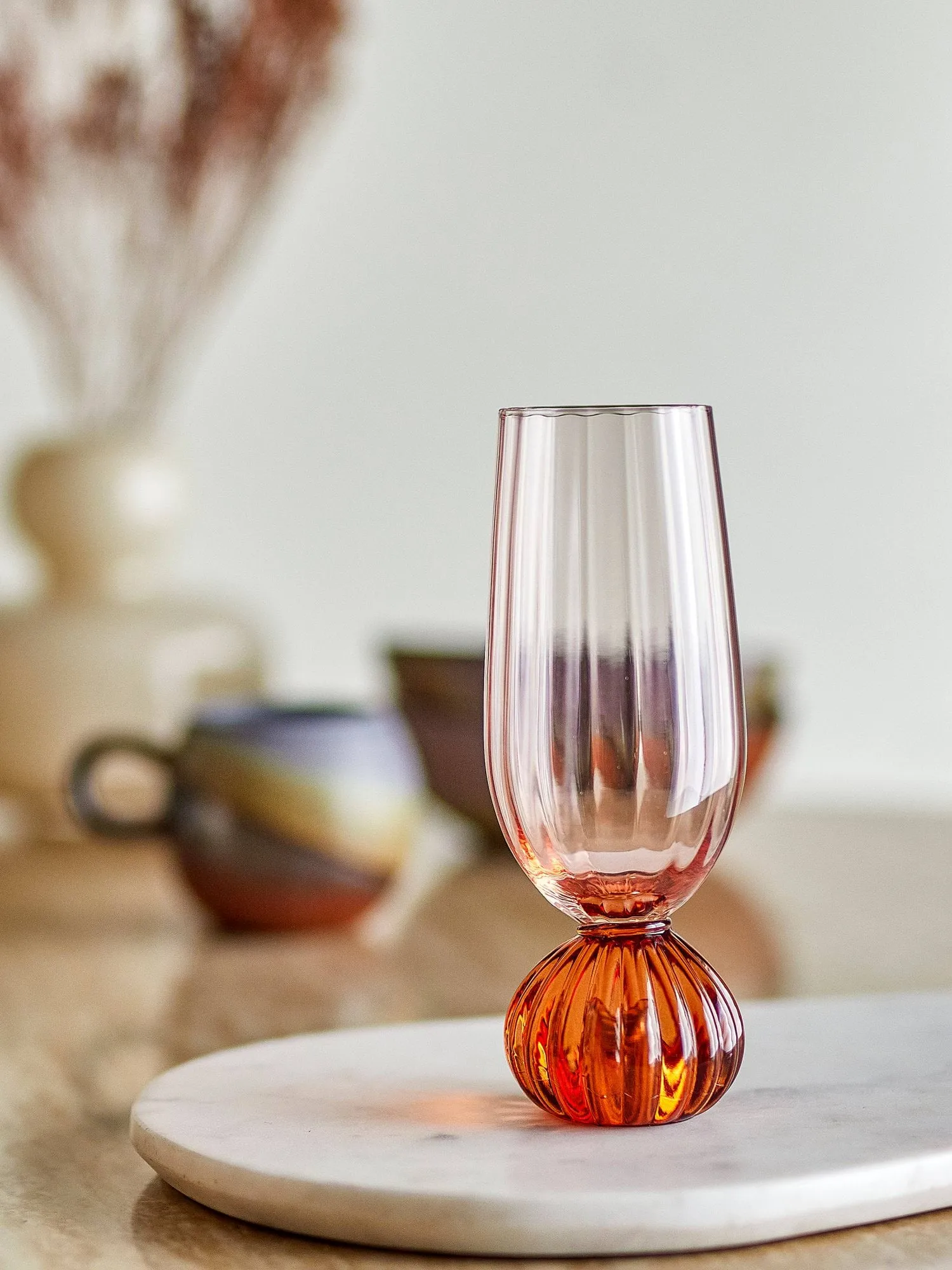 Taurin champagneglas 25 cl, Rose Bloomingville