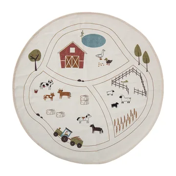 Thune tæppe Ø130 cm - Natur - Bloomingville