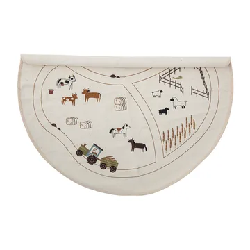 Thune tæppe Ø130 cm - Natur - Bloomingville