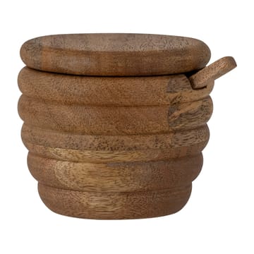 Tilda saltkar med ske Ø9 cm - Natur - Bloomingville