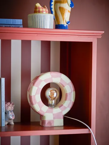 Vialini bordlampe 20,5x23,5 cm - Rose - Bloomingville