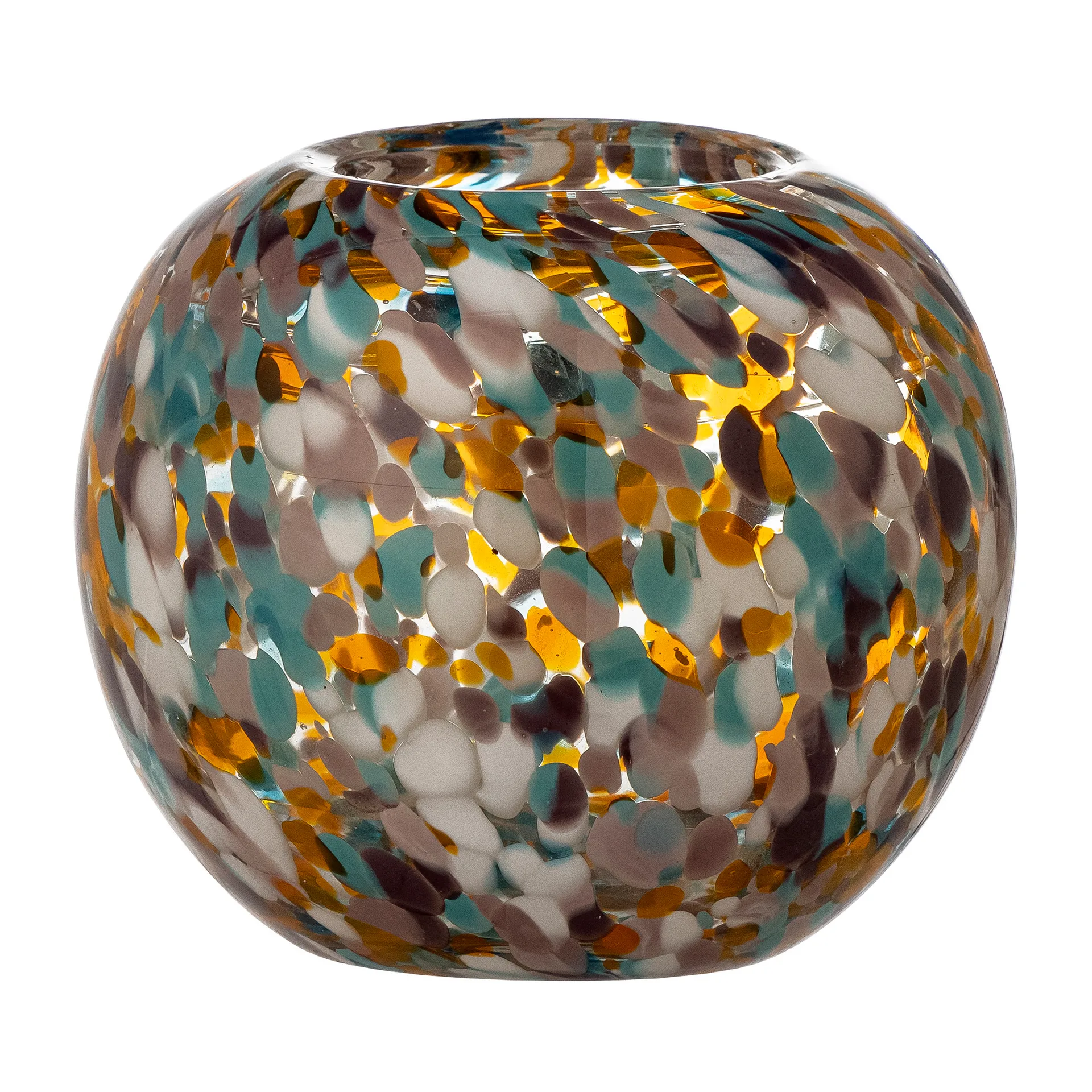 Vidia fyrfadsstage 12 cm, Orange Bloomingville