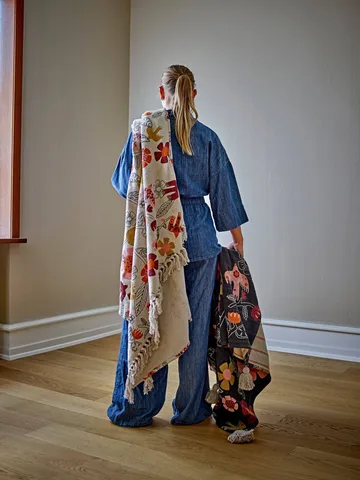Vivielle plaid - Multi, 160x130 cm - Bloomingville