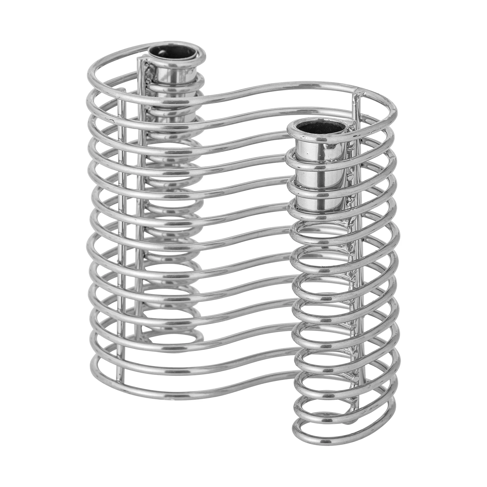 Wavela lysestage 15,5x14,5 cm, Sølv Bloomingville