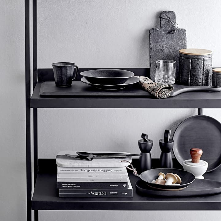 Yoko tallerken 27,5 cm 4-pak, Sort Bloomingville