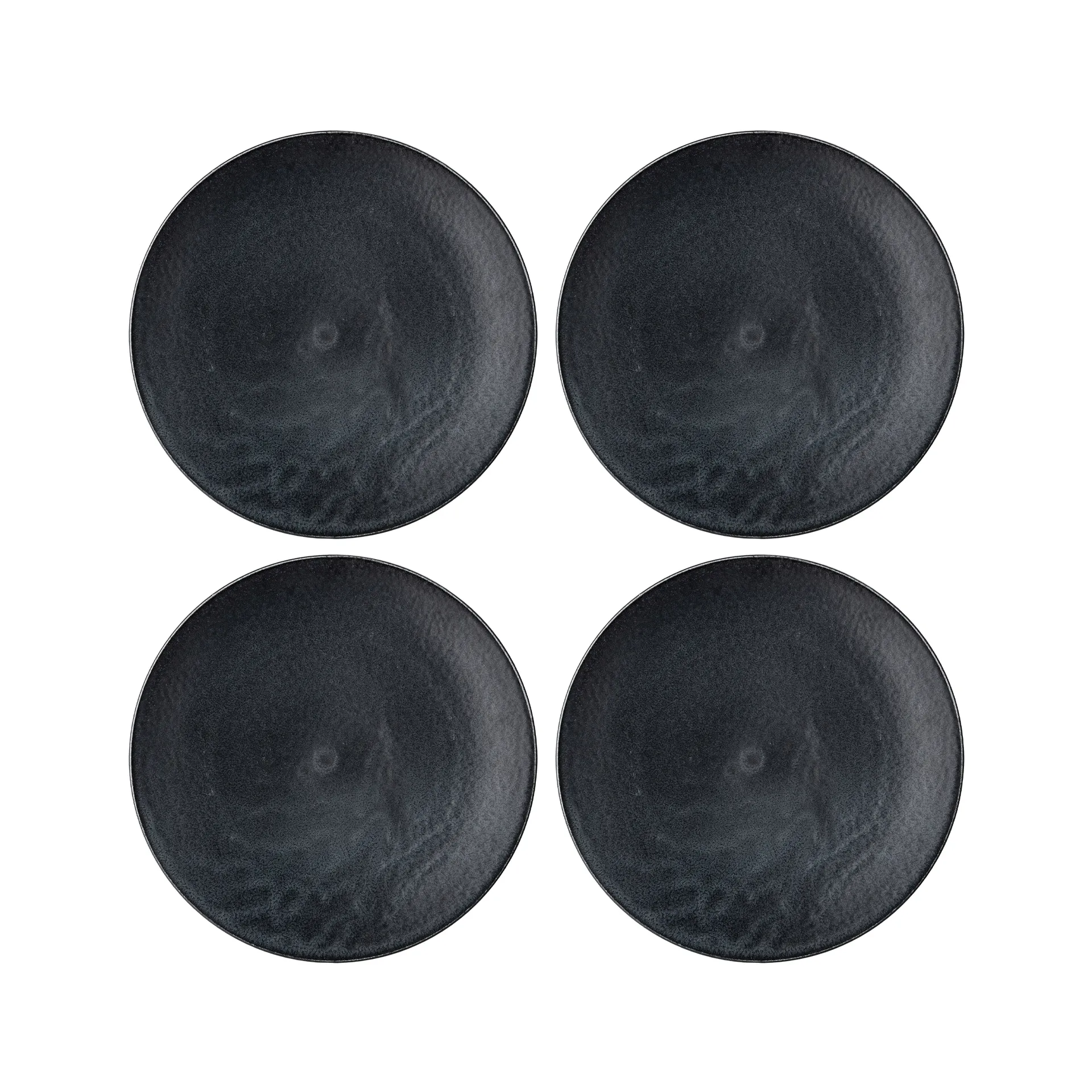 Yoko tallerken 27,5 cm 4-pak, Sort Bloomingville