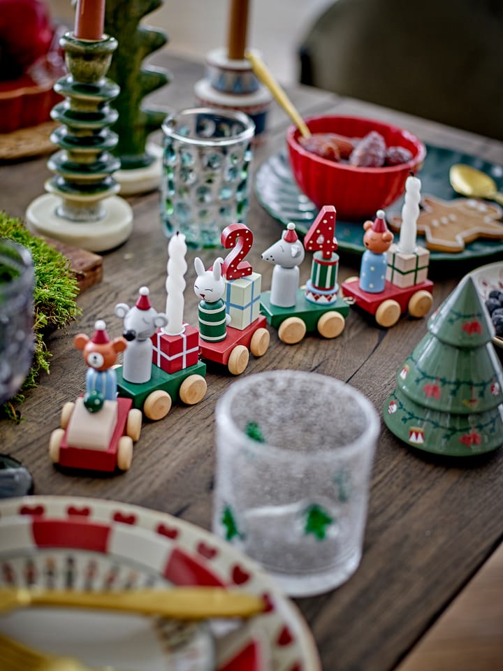 Yule dekorationsgran 2 dele, Beige-grøn Bloomingville