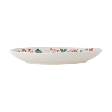 Yule serveringsfad Ø28 cm - Natur-rød - Bloomingville