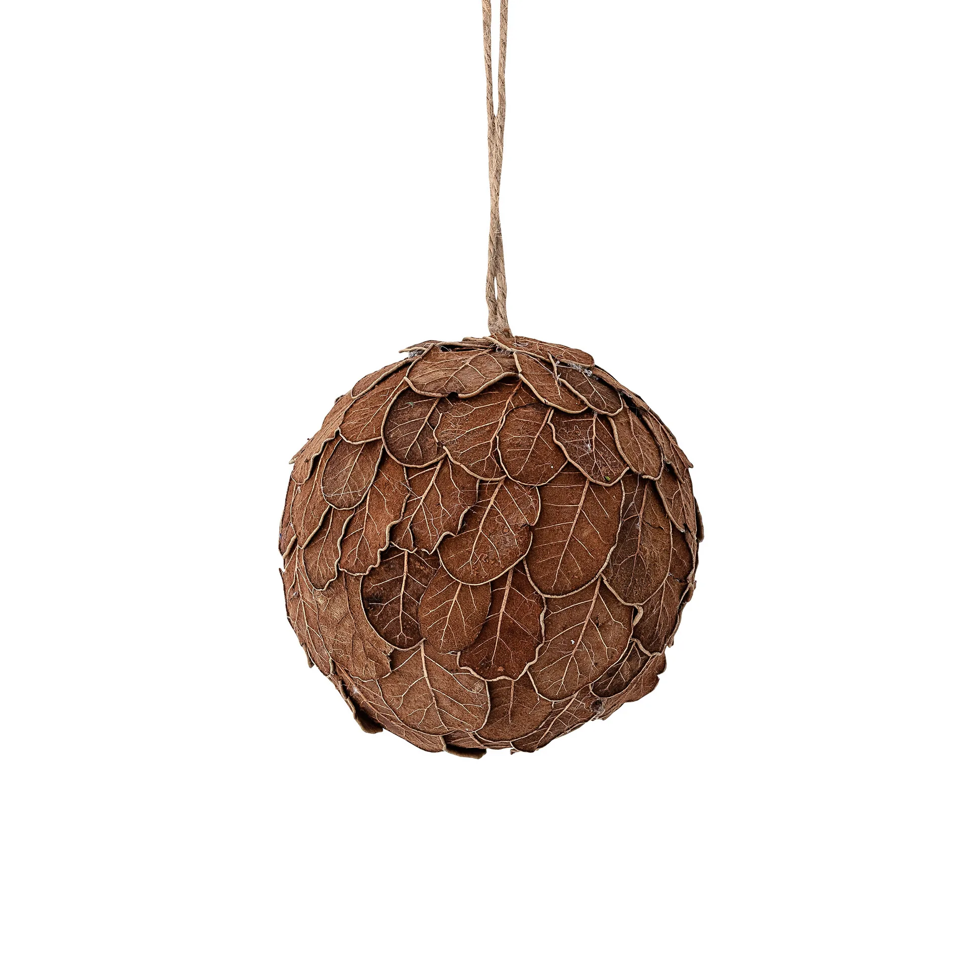 Zada Ornament egeblad julekugle, Brun Bloomingville