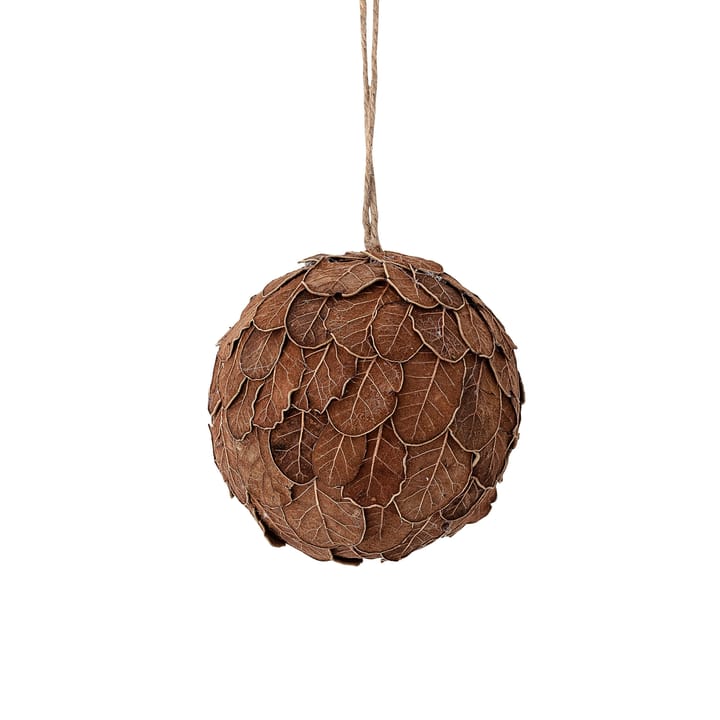 Zada Ornament egeblad julekugle, Brun Bloomingville