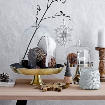 Zada Ornament egeblad julekugle - Brun - Bloomingville