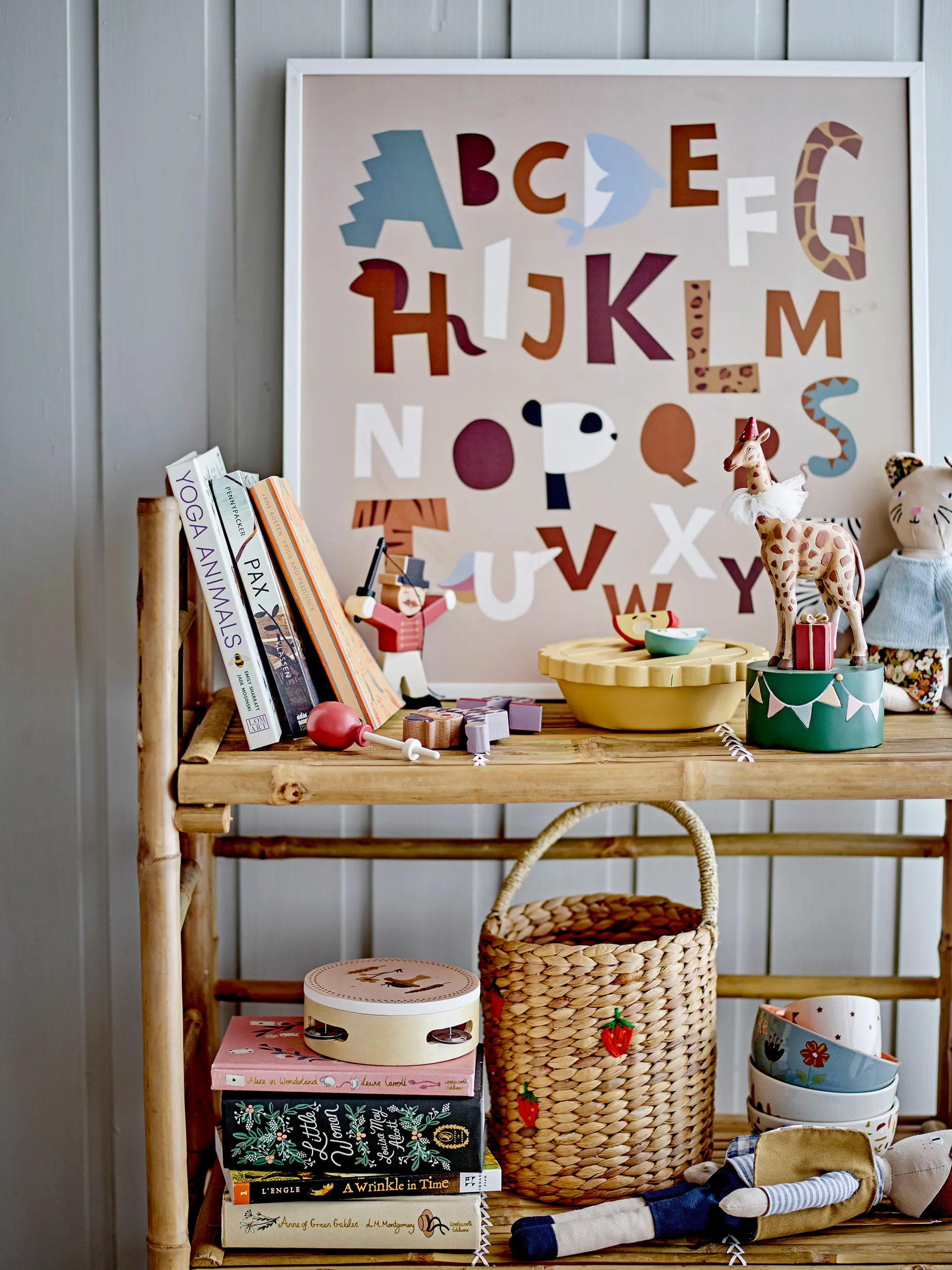 Zep bogreol 66x105 cm, Bambus Bloomingville