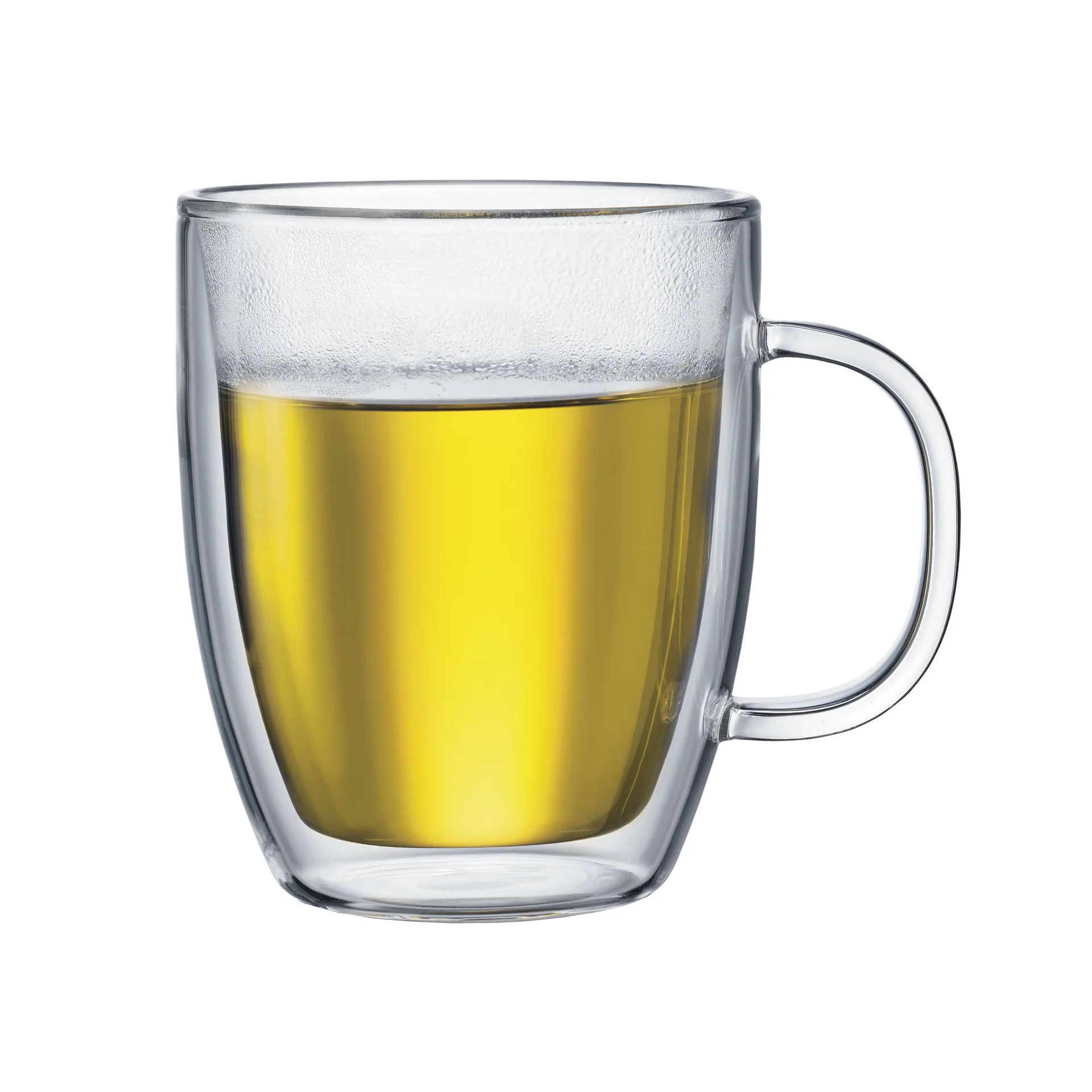 Bistro dobbeltvægget glas med hank 2 stk, 45 cl Bodum