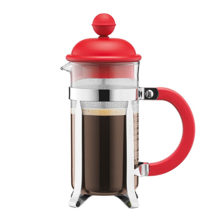 Bodum stempelkande Caffettiera rød - 3 kopper - Bodum