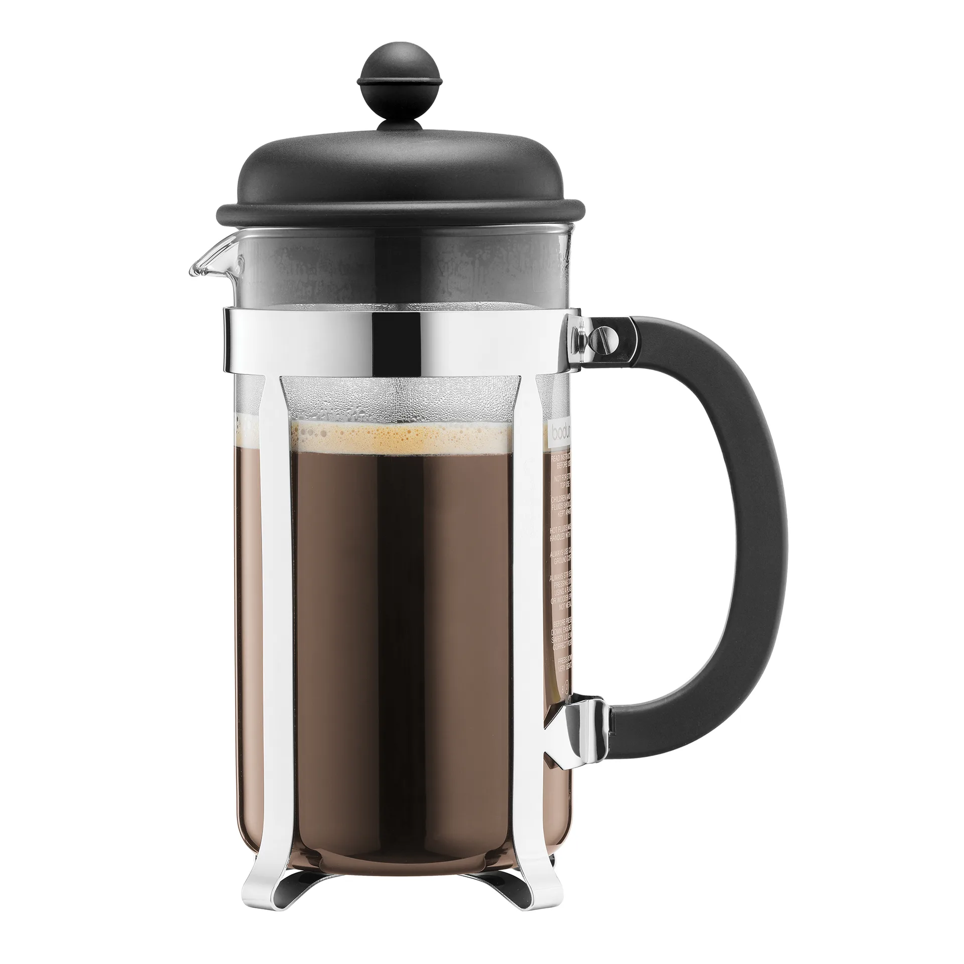 Bodum stempelkande Caffettiera sort, 8 kopper Bodum
