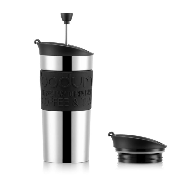 Bodum Travel rejsekrus med press krom - sort - Bodum