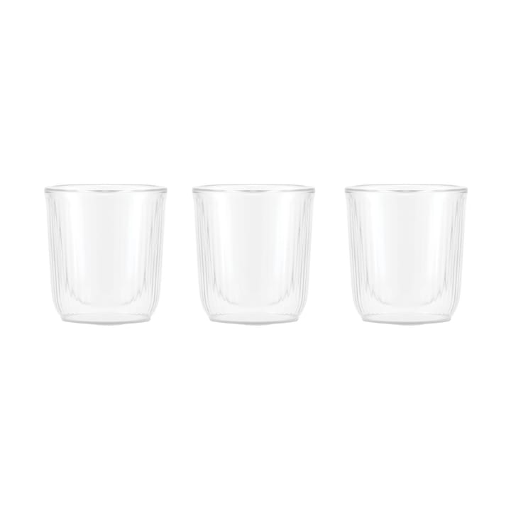 Douro dobbeltvægget sakeglas 6 cl 3-pak - Klar-bambus - Bodum
