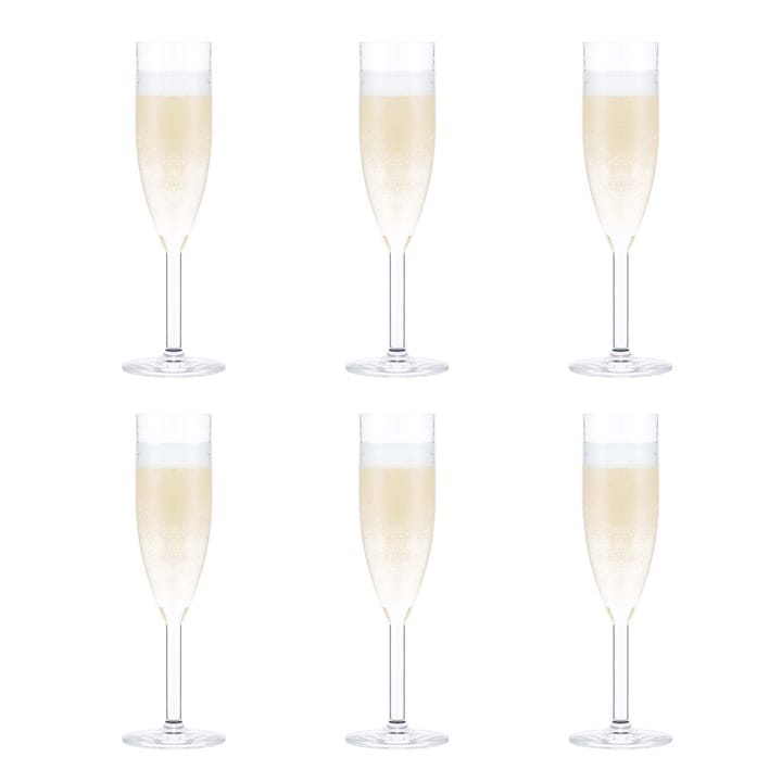 Oktett champagneglas 6-pak - 12 cl - Bodum