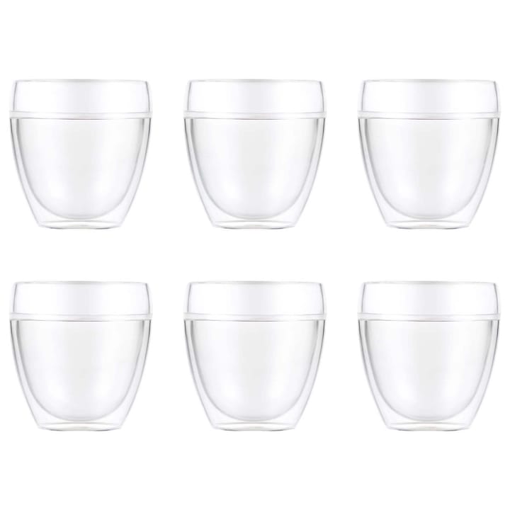 Pavina Outdoor dobbeltvægget plastglas 6-pak - 25 cl - Bodum