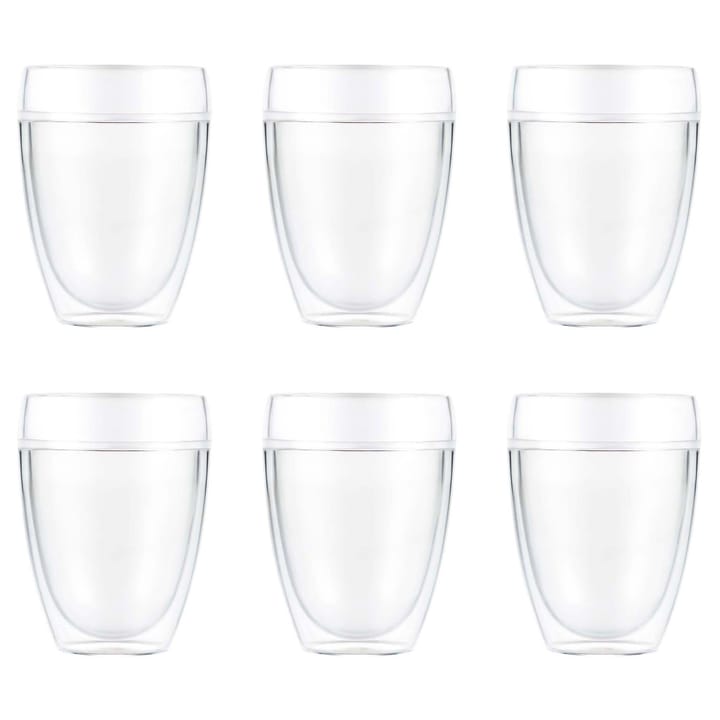 Pavina Outdoor dobbeltvægget plastglas 6-pak - 35 cl - Bodum