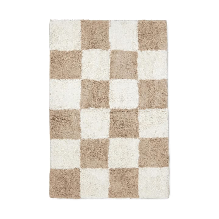Claudia bomuldstæppe, 60x90 cm, Beige-hvid Boel & Jan