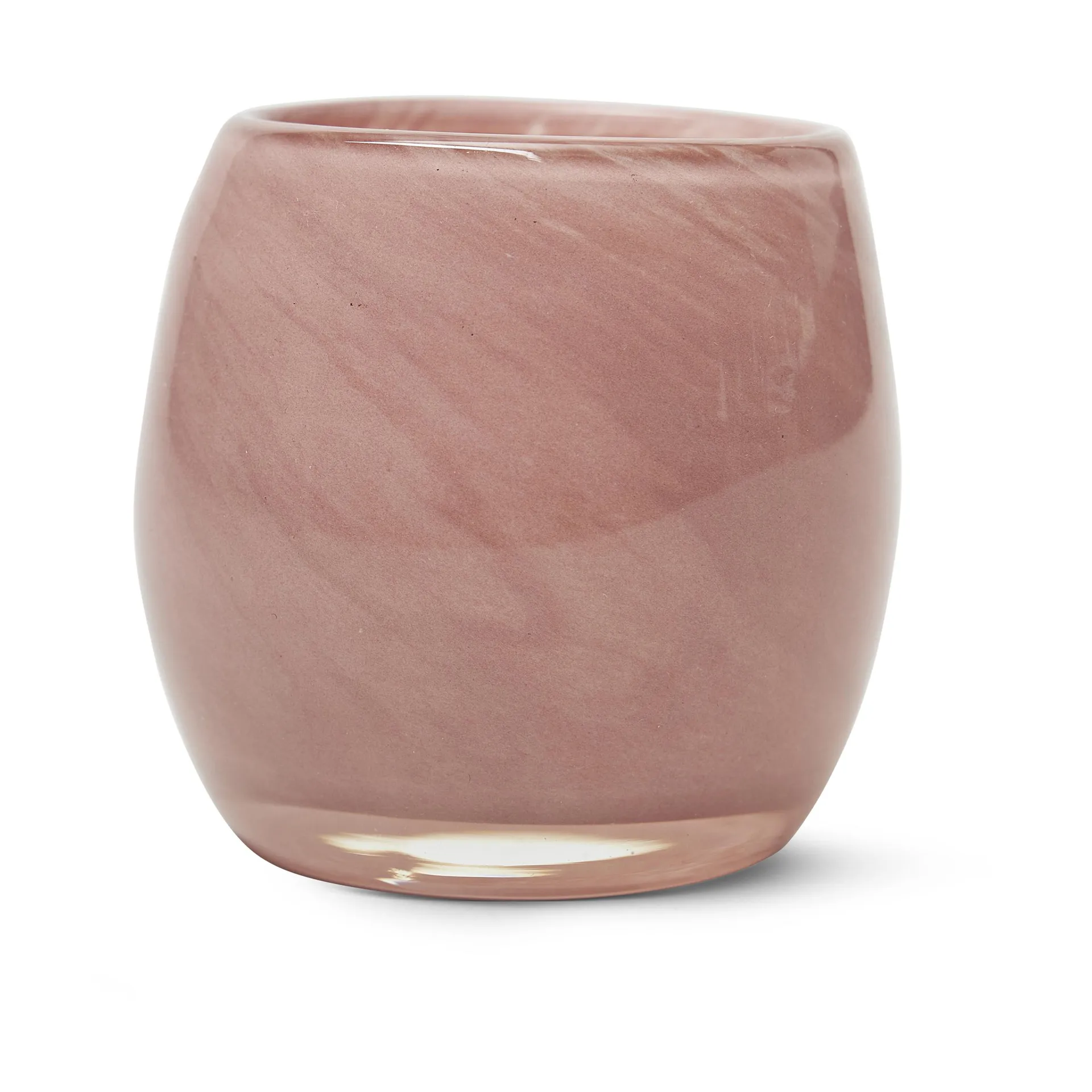 Goya fyrfadsstage Ø8 cm, Lyserød Boel & Jan