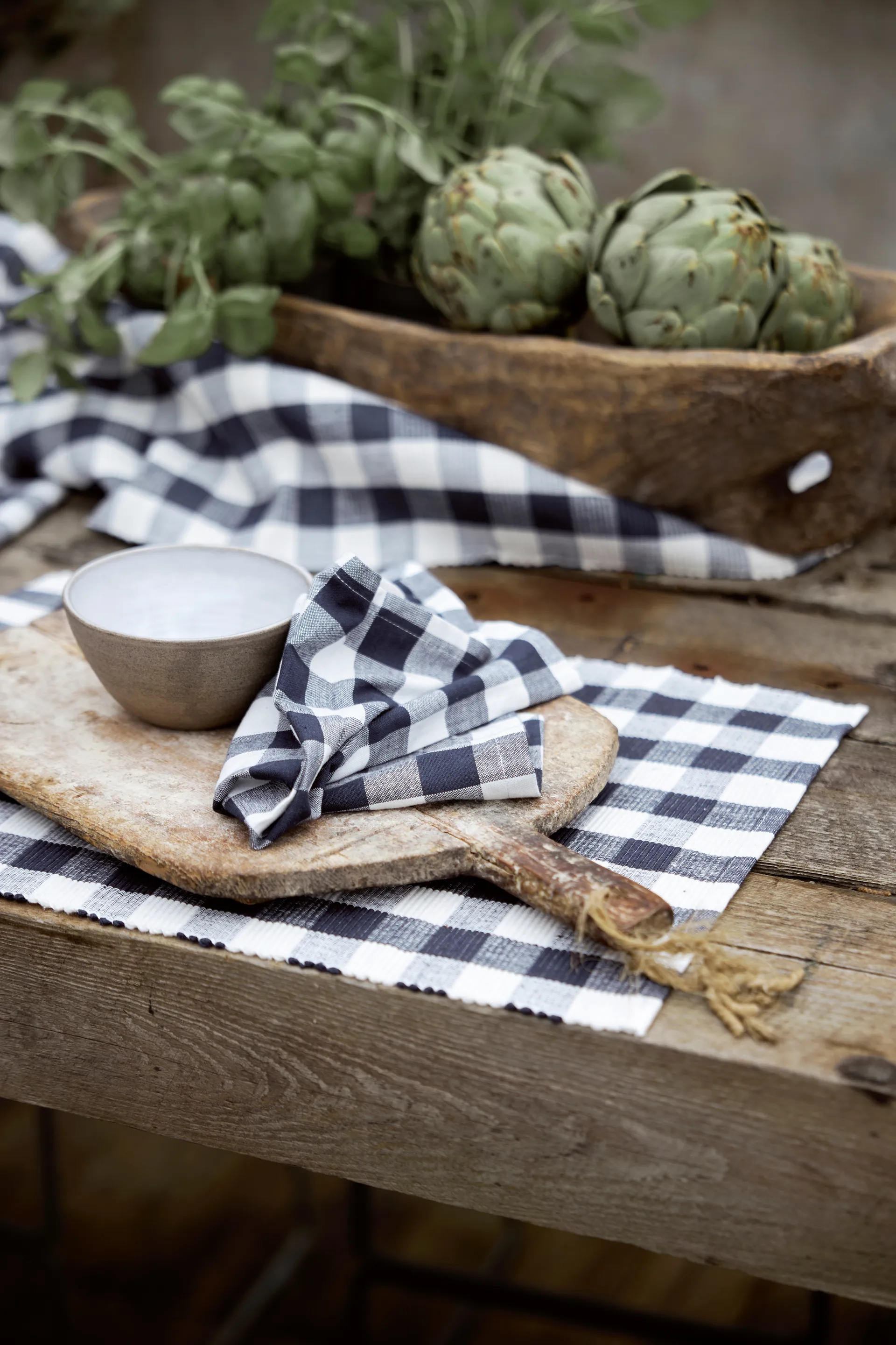 Grete servietter 40x40 cm 4-pak, Blå Boel & Jan