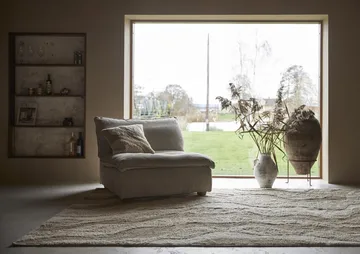 Idun pudebetræk 45x45 cm - Beige/Brun - Boel & Jan