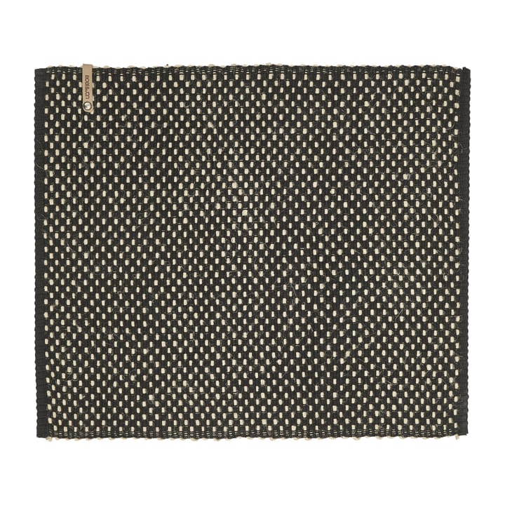 Jute check dækkeserviet bomuld 35x45 cm, Sort Boel & Jan
