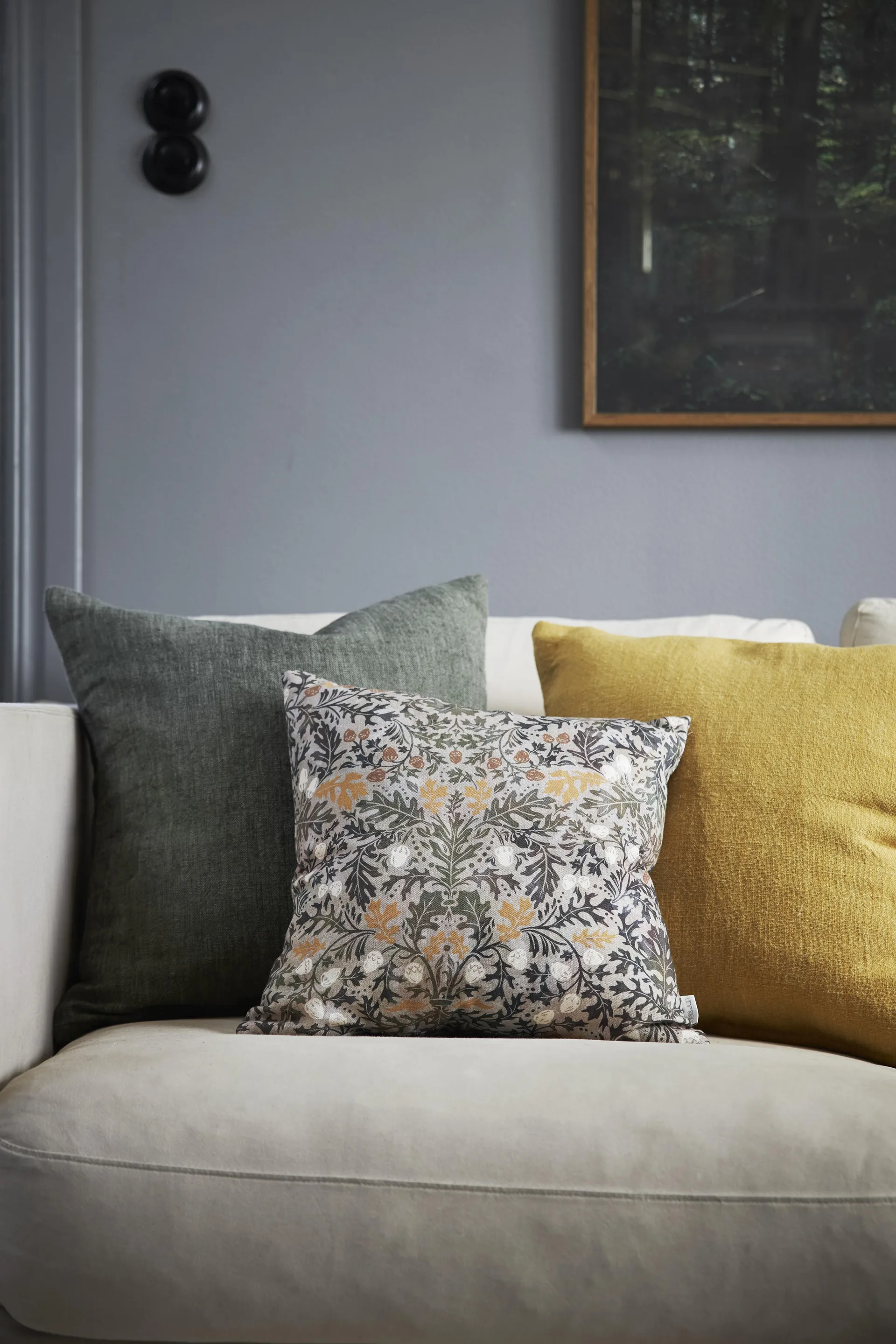 Kville pudebetræk 45x45 cm, Multi Boel & Jan