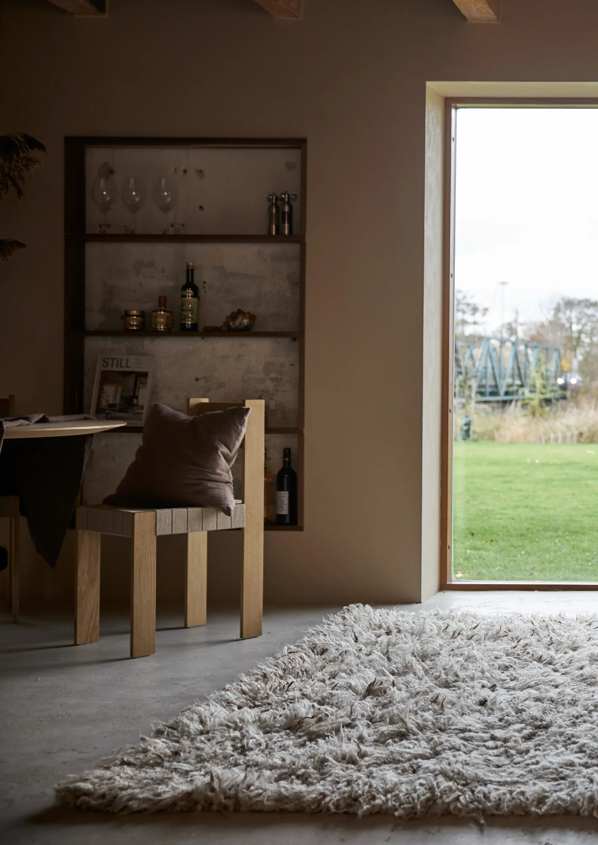 Louie tæppe 160x230 cm, Beige Boel & Jan