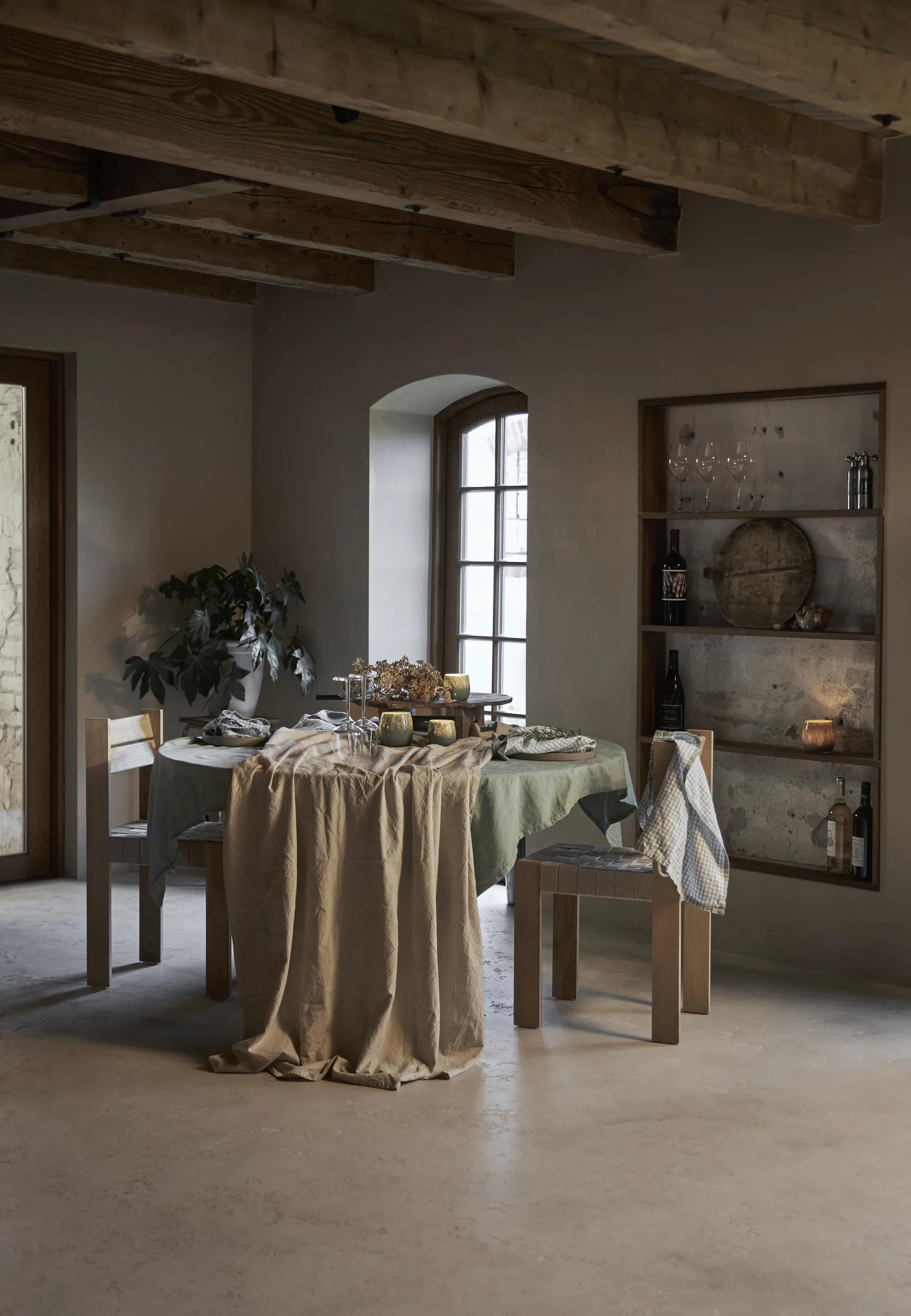 Lundgren viskestykke 50x70 cm, Blå Boel & Jan