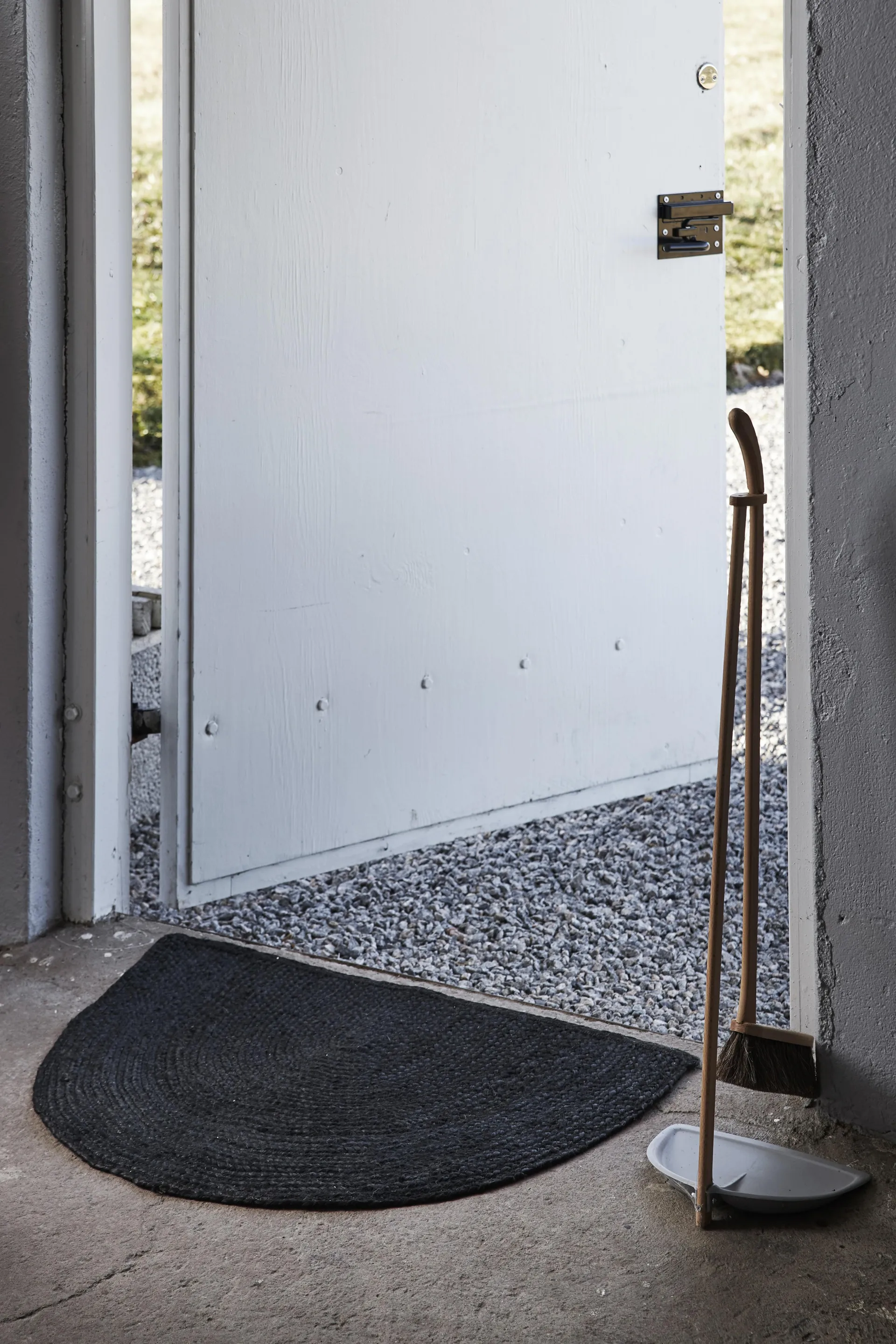 Merida dørmåtte 60x90 cm, Sort Boel & Jan