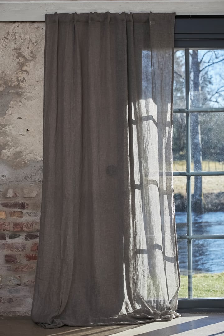 Mirja gardinlængde 130x275 cm 2-pak, Grå Boel & Jan