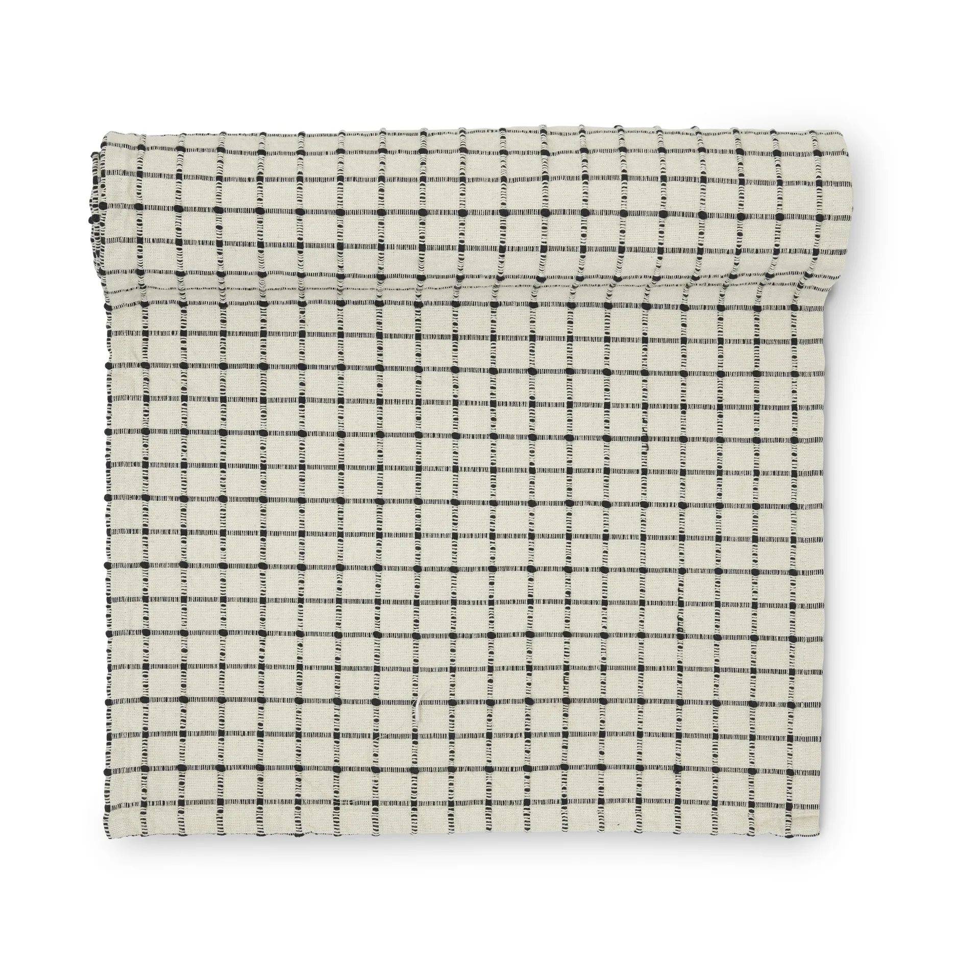 Noor løber 40x160 cm, Sort/Offwhite Boel & Jan