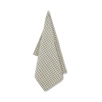 Noor viskestykke 50x70 cm - Sort/Offwhite - Boel & Jan