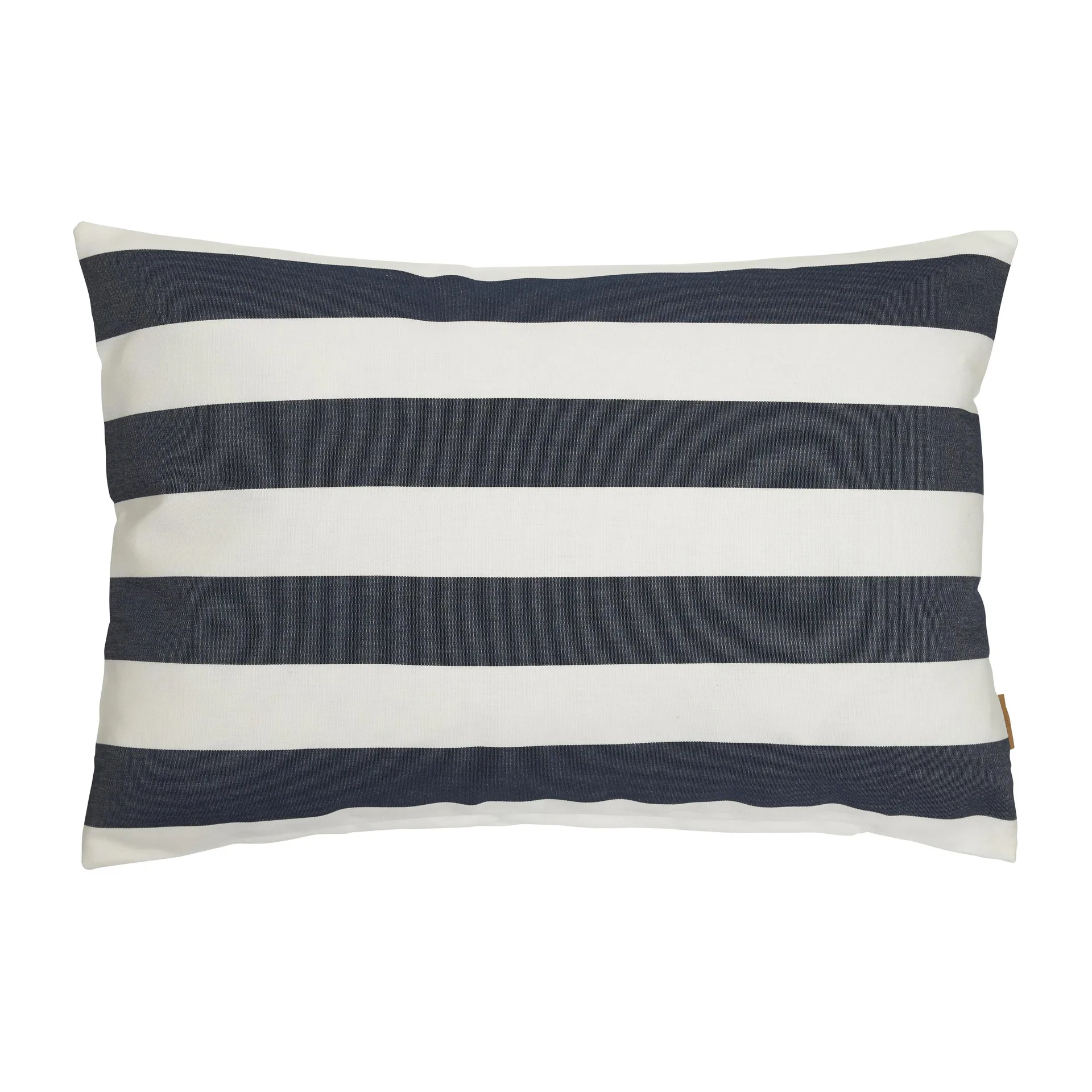 Outdoor stripe pudebetræk 40x60 cm, Blå Boel & Jan