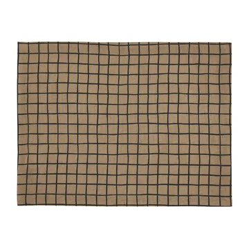 Tofta check dækkeserviet 35x45 cm - Brun - Boel & Jan