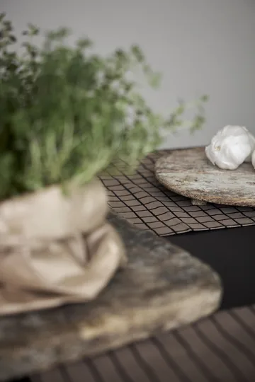 Tofta check dækkeserviet 35x45 cm - Brun - Boel & Jan