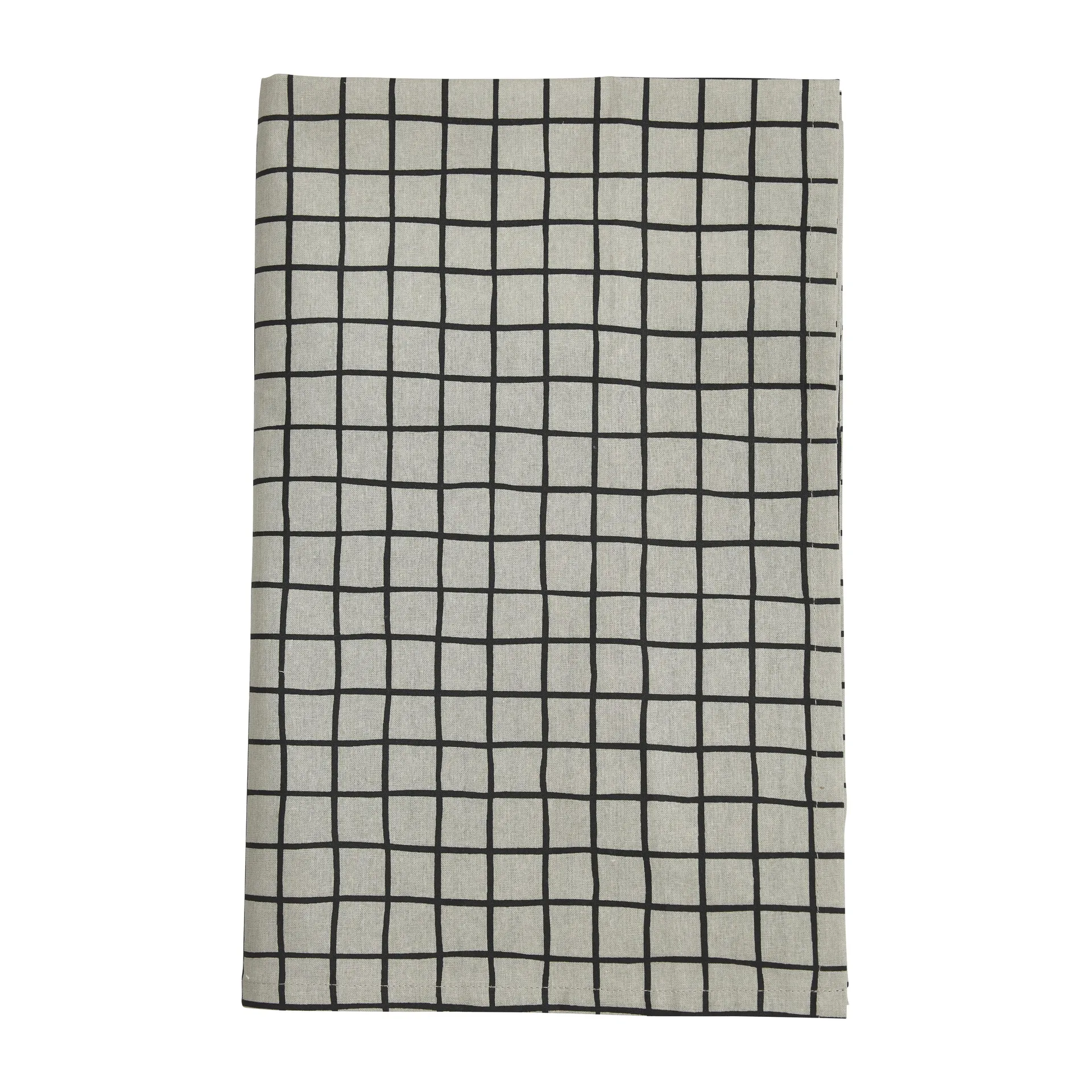 Tofta check dug 150x150 cm, Grå Boel & Jan