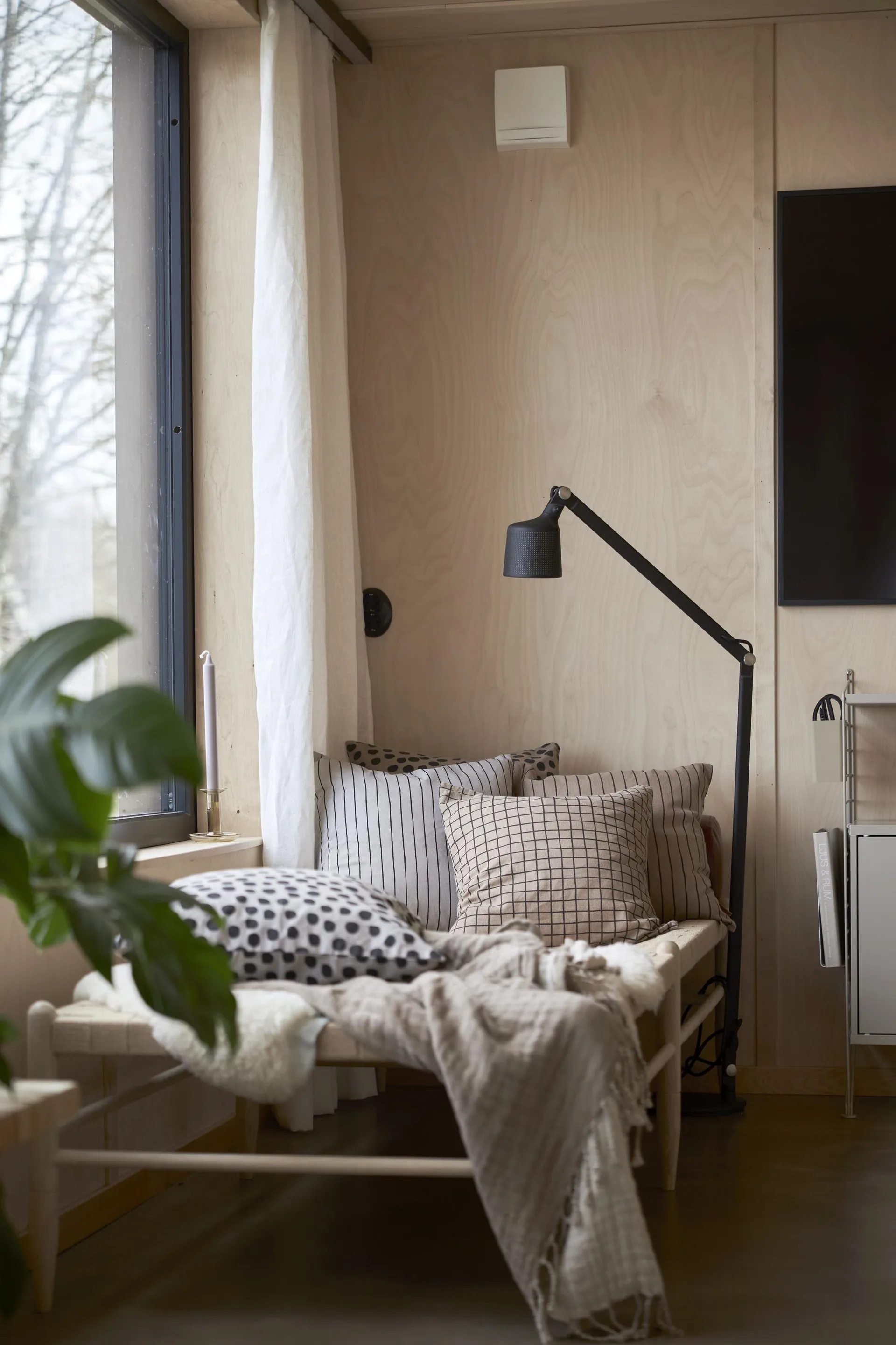 Tofta dots pudebetræk 45x45 cm, Brun Boel & Jan