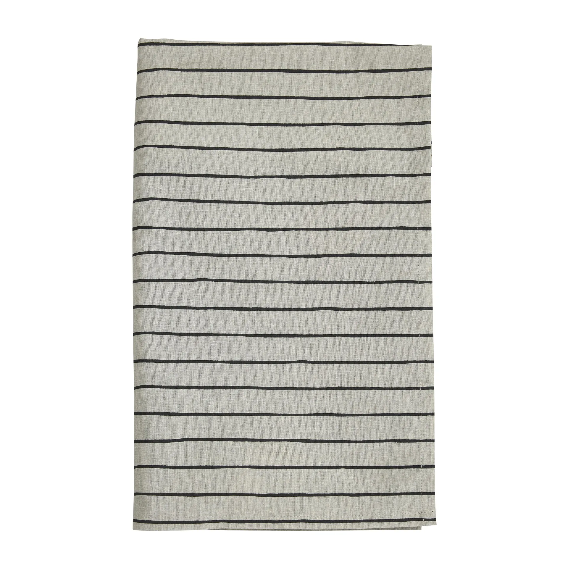 Tofta stripe dug 150x150 cm, Grå Boel & Jan