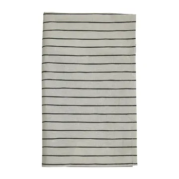 Tofta stripe dug 150x150 cm - Grå - Boel & Jan