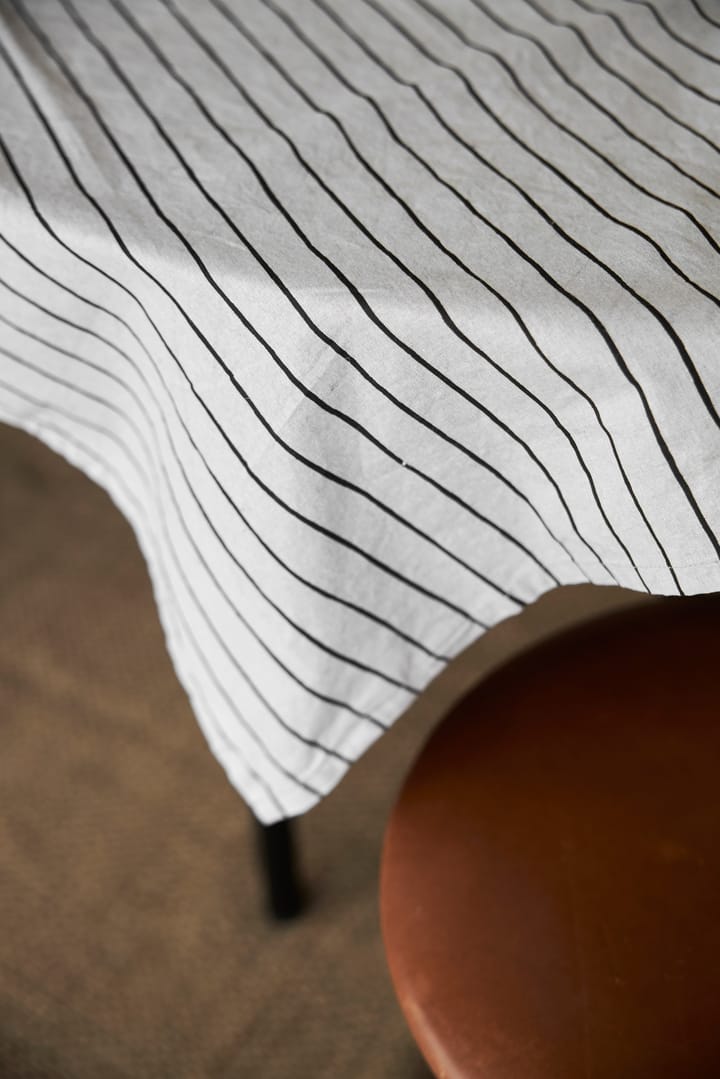 Tofta stripe dug 150x150 cm, Grå Boel & Jan